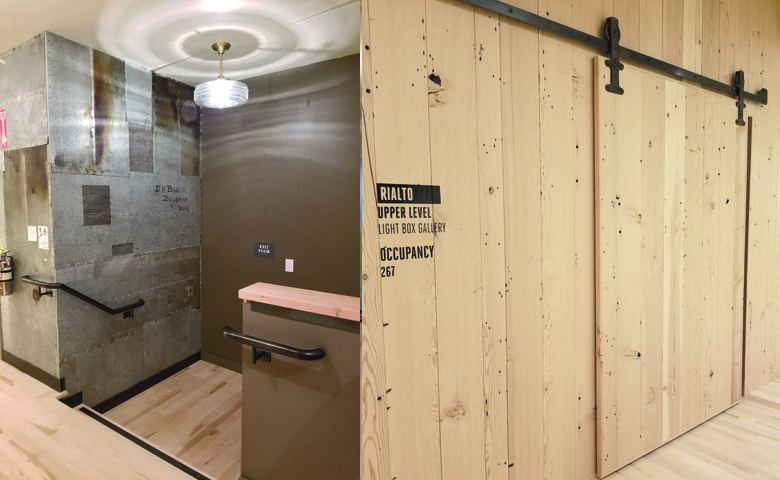 Patch Worked Metal & Wood Accent Walls